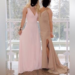 Lulus blush maxi dress